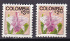 Columbia 1978/79 flori orhidee MI 1353/1387 MNH, Nestampilat