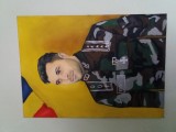 Pictura Portret uniforma camuflaj
