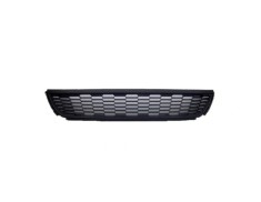 Grila bara protectie, spoiler Volkswagen Polo (6r), 08.2009-12.2017, montare fata, centrala, tgata de vopsit (nu grunduit); gri inchis, RapidAuto