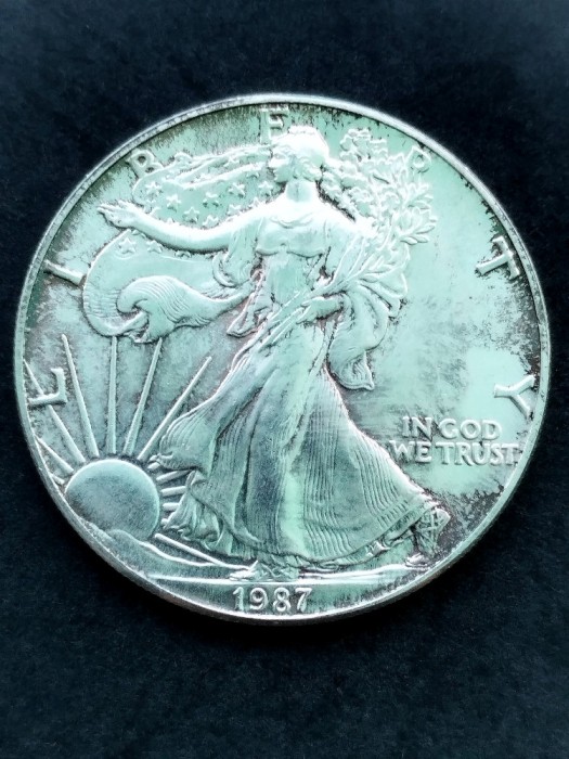 1 $ &quot;American Silver Eagle&quot; 1987, USA - G 4230