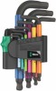 950 SPKS MULTICOLOUR 950/9 HEX-PLUS MULTICOLOUR 2 WINKELSCHL&Uuml;SSELSATZ KOMPAKTFORM, METRISCH, BLACKLASER 05133164001 WERA