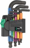 950 SPKS MULTICOLOUR 950/9 HEX-PLUS MULTICOLOUR 2 WINKELSCHL&Uuml;SSELSATZ KOMPAKTFORM, METRISCH, BLACKLASER 05133164001 WERA