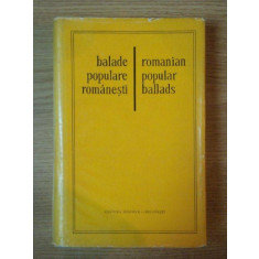 BALADE POPULARE ROMANESTI de LEON D. LEVITCHI ... W.D. SNODGRASS , 1980