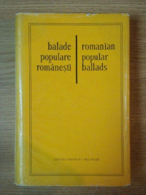 BALADE POPULARE ROMANESTI de LEON D. LEVITCHI ... W.D. SNODGRASS , 1980 foto