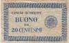 ITALIA 20 CENTESIMI BUONO COMUNE DI TRIESTE ND(1945) Uzat