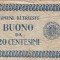 ITALIA 20 CENTESIMI BUONO COMUNE DI TRIESTE ND(1945) Uzat
