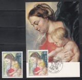 Franta 1977 - 400 de ani de la nașterea lui Rubens, Serie + Carte Maxima, Nestampilat