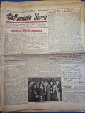 ziarul romania libera 8 februarie 1950 - echipa feminina de tenis de masa
