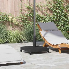 vidaXL Bază pentru umbrele de exterior Negru 45 x 45 x 31.5 cm