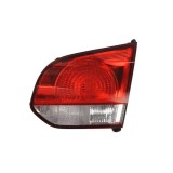 Stop spate lampa VW Golf VI 5K, 10.2008-2013 Model Hatchback, partea Dreapta, partea inteRioara, tip bec W16W+W21W, cu suport becuri, fumurie, Hella