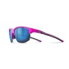 Ochelari de soare sport Julbo Split Spectron 3, roz/negru, ventilati, ciclism/trail running, rama customfit, compatibili casca