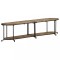 Gossi dulap tv, 160x42x40 cm, lemn masiv mango brut
