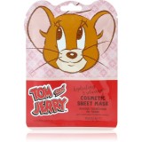 Mad Beauty Tom &amp; Jerry Sheet Mask - Jerry mască textilă hidratantă cu acid hialuronic 1 buc