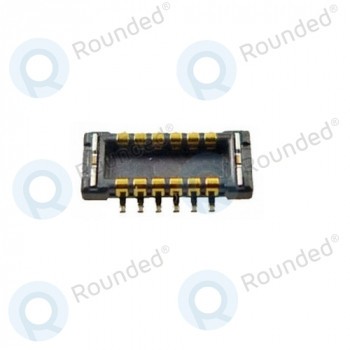 Conector placă mufă BTB flex senzor 2x6pin pentru iPhone 4 foto