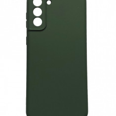 Husa telefon compatibila cu Samsung Galaxy S21 Plus, Verde, Cu interior de catifea, 231HT