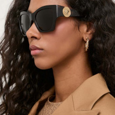 Versace ochelari de soare femei, culoarea maro