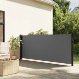 vidaXL Copertină laterală retractabilă, antracit, 120 x 600 cm