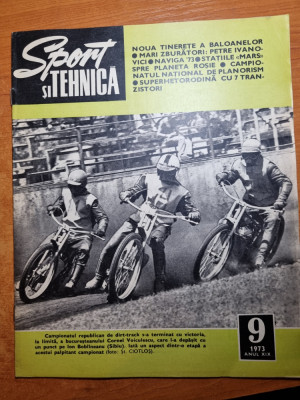 sport si tehnica septembrie 1973-planorism,campionatul motocicletelor romanesti foto