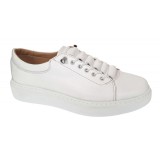 Pantofi barbati casual din piele naturala Alb GK96A