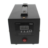 Stabilizator de tensiune Well POWERUP500, 500VA 300W, releu, 230V, negru, resigilat (AVR-REL-POWERUP500-WL)