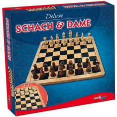 Joc Noris Deluxe Chess And Checkers foto
