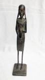 Cumpara ieftin Impresionanta sculptura in bonz - arta africana - patina deosebita