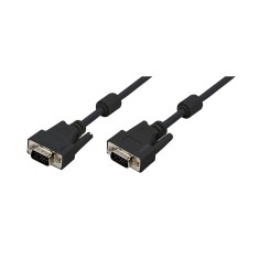CABLU video LOGILINK, VGA (T) la VGA (T), 3m, dublu ecranat, negru, &quot;CV0002&quot; (timbru verde 0.8 lei)