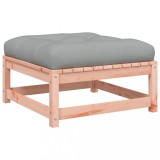 Cumpara ieftin Taburet de gradina cu perna, lemn masiv douglas