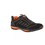 Pantofi de protectie din piele, negru/orange, Portwest 44