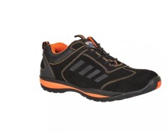 Pantofi de protectie din piele, negru/orange, Portwest 46