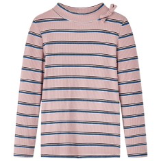 Tricou pentru copii cu m&acirc;neci lungi, roz deschis, 104