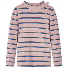 Tricou pentru copii cu mâneci lungi, roz deschis, 104
