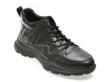 Pantofi sport EPICA negri, 58215, din piele naturala