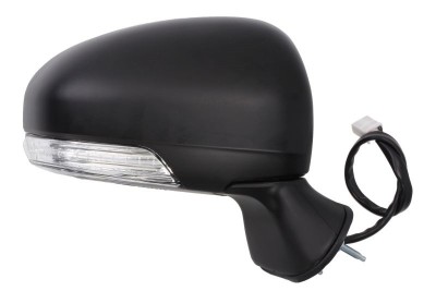 Oglinda usa exterioara Toyota Avensis (T27), 10.2008-07.2015, partea Dreapta, reglare electrica; carcasa neagra partial grunduita; incalzit; sticla c foto
