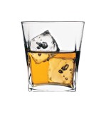 Set 6 Pahare Whisky Pasabahce Carre 310ml - Sticla de Calitate Superioara, Design Elegant, Rezistente