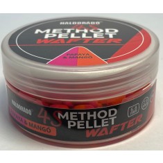 Haldorado - Pelete flotant 4S Method Pellet Wafter 6-8, 7-9mm - Papaya &amp; Mango