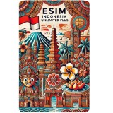 eSIM Indonesia, Unlimited Plus, 30 Days