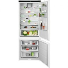 Combina frigorifica incorporabila AEG NSC7P751DS, 376 l, No Frost, WiFi, Ventilator interior, Usi reversibile, Control electronic, Clasa D, H 189 cm