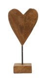 Mauro Ferretti Sculptura Inima Tec cm 15X10X35 | Aosom Romania