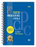 Codul de procedură civilă: Ianuarie 2026 (ediție spiralată) - Hardcover - Dan Lupaşcu - Universul Juridic