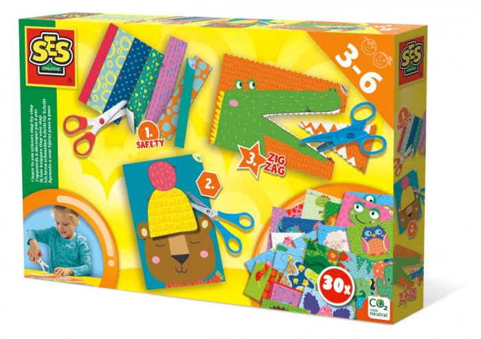 Set Creativ - Invat Sa Folosesc Foarfeca Pas Cu Pas