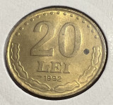 20 Lei 1992 Romania, UNC, Luciu de batere