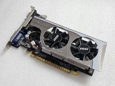 Placa video MSI N440GT 1GB 128bit GDDR3 N440GT-MD1GD3 - poze reale foto