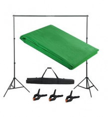 Suport foto studio fundal 2x2m sau 2.6x3m cu panza 3x3 m foto