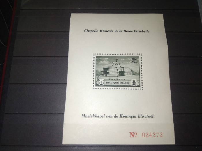 TIMBRE BELGIA CHAPELLE MUSICALE
