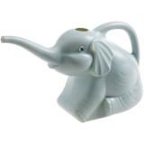Stropitoare copii &Atilde;&reg;n form&Auml; de elefant, 1.5l, plastic u&Egrave;or, albastr&Auml;, pentru udat plante ghiveci &Egrave;i gr&Auml;din&Auml;, 19.5x17x11.8 cm
