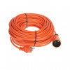 Cablu prelungitor de exterior, 16A, 30m, portocaliu, Oem