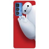 Husa compatibila cu Motorola G20 model Big Hero 6, Silicon, TPU, Viceversa, Transparent, Carcasa