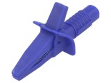 Bornă Crocodil Albastră 10A 25mm Soclu 4mm