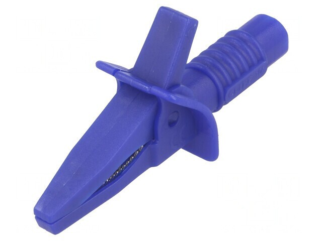 Bornă Crocodil Albastră 10A 25mm Soclu 4mm
